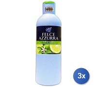 Felce Azzurra Bain frais et gel douche Bergamote Citron 650 ml