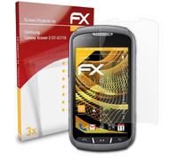 3x Film Protection d'écran pour Samsung Galaxy Xcover 2 GT-S7710 mat&antichoc