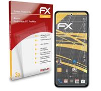 3x Film Protection d'écran pour Xiaomi Redmi Note 11T Pro Plus mat&antichoc