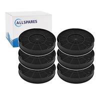 3x Filtre à charbon (2pcs) pour Indesit HI561... / HI591... / Type F196 / FAC529