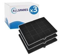 3x Filtre à charbon Bertazzoni La Germania 901395 par AllSpares