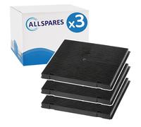 3x Filtre à charbon Indesit Type 242 / AMC242 par AllSpares