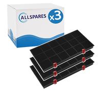 3x Filtre à charbon pour Faure CHE200B / MCFE34