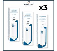 3x Filtre à eau Wessper AquaCristalline pour réfrigérateur Beko 4874960100