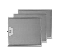 3x Filtre à graisse en métal 300x252mm d'origine Beko pour CWB6441... / CWB9441...