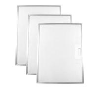 3x Filtre à graisse en métal 357x270mm d'origine Elica pour KITTY... / PRAGA... / WISE...