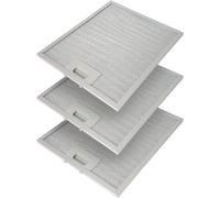 3x filtre à graisse métallique pour hotte aspirante - 305 x 267 mm - Grille de filtre pour AEG Electrolux 405525042-9 4055250429 Elica GRI0009219A KIT0010805 93952919 Whirlpool Bauknecht 480122102168