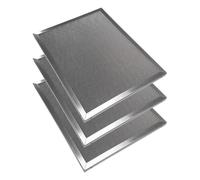 3x Filtre à mailles pour hotte professionnelle INOX 500x400x25mm