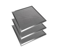 Filtre à maille tricot métallique 500x500x20mm pour hotte de cuisine professionnelle