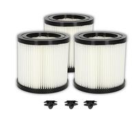 3x Filtre Cartouche compatible avec Karcher Aspirateur WD3 Premium, WD2, WD 3 P, MV2, MV 3, A2054, … alternative à l'original 6.414-552.0, 6.414-772.0, 6.414-547.0