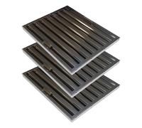 3x Filtre choc 500x400x25mm avec poignées pour hotte pro