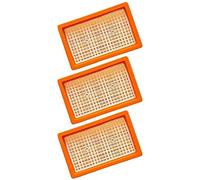 3x filtres plats plissés | pour aspirateurs multi-usages + aspirateurs eau/poussière | MV4 + MV5 + MV6 + WD4 + WD5 + WD6 | comme 2.863-005.0 WD 4-6 et MV 4-6 - M&M Smartek