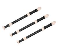 3x Flute a Bec F-Alto Doigte Baroque pour Debutants Instrument a Vent Set Etui
