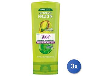 3X Fructis Baume 200 Ml Hydra Boucles