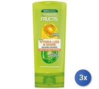 3x Fructis Baume 200 Ml. Hydra Liss