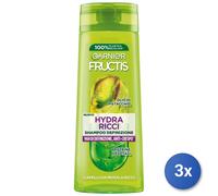 3X Fructis Shampoo 250 Ml. Hydra Boucles