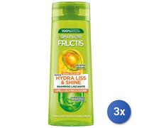 3X Fructis Shampoo 250 Ml. Hydra Liss & Brillance