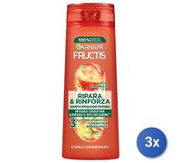 3X Fructis Shampoo 250 ML. Répare & Renforce Kératine