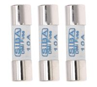 3X Fusible Multimetre Cylindre en Ceramique Blanc de 10 x 38mm 1000V 10A