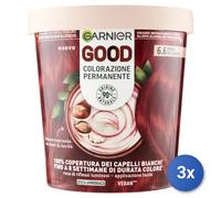 3x Garnier Bonne Couleur Teinture Cap. 6.6 Rouge Grenade Sans Ammoniaque