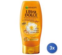 3X Garnier Ultra Douce Huile D'Argan Et De Camélia 250Ml Baume Pour Cheveux