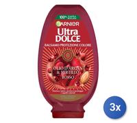 3x Garnieri Ultradolce Baume 200 Ml Argan Et Mirtillo Rosso