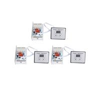 3X Gradateur, 10000W SCR Régulateur de Tension Numérique Contrôle de Vitesse Gradateur Thermostat AC 220V 80A