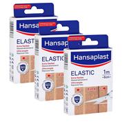3X Hansaplast Élastique 1M X 6CM Résistant À L'Eau Flexible Bandage Waterproof