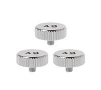 3X Headshell 4G Shell Weight Turntable Metal Electric Instrument Parts pour SL1200 SL1210 MK2 3 5 M5G Stylus DJ, Silver