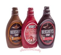 4X Sirop Hershey 3 Variétés Au Choix : Caramel, Fraise, Chocolat (12,55€/kg)
