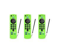 3X Housse de TéLéCommande en Silicone pour Fire TV Bâton 4K 3Rd Gen 3Rd Generation ÉTui de Protection Anti-DéRapant pour TéLéCommande (Vert)