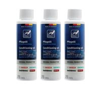 3x Huile de nettoyage pour surface inox d'origine Bosch 100ml - 00311945