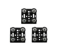 3X Imprimante 3D Aluminium 2020 V-Slot Slide Plate pour Profils V-Slot Five Roulette