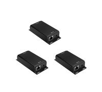 3X Injecteur PoE Gigabit Convertisseur PoE 12 V à 24 V pour Conversions Solaires Entrée 12-60 V Sortie PoE Passive 24 V pour MikroTIk