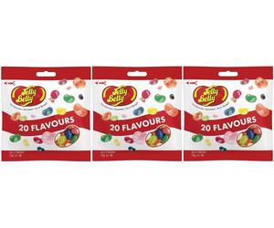 3X Jelly Belly 20 Saveurs Assorties Mix De Jelly Beans Sac De 70G