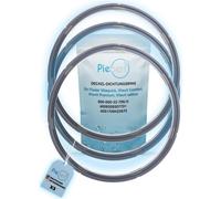 3x joint 39156 22cm pour Fissler Vitaquick, Vitavit Comfort, Vitavit Premium, Vitavit edition autocuiseurs, anneau d'étanchéité du couvercle, gris, silicone, diamètre intérieur 22cm, diamètre extérieu