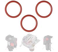 Joint, O-Rings, compatible avec Delonghi EABI EAM ECA ECAM ESAM EPAM ETAM AEG Philips pour l'unité d'ébullition, groupe d'ébullition, piston de pression, piston, et thermobloc, chauffage, D06 (3x)