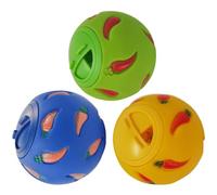 3X Jouets De Lapin De Distributeur De Snacks,Balle Puzzle Nourriture Lapin/Hérisson,Distribution Nourriture Pour Petit Animal,Jouet Éducatif Anti Ennui,Diamètre 7,5 Cm,Stimule L'Instinct De Fouis
