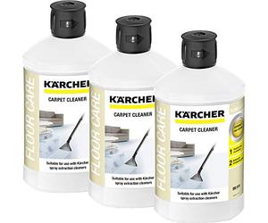 3x Kärcher RM 519 Nettoyant moquettes et tapis 3 en 1 (1000ml)