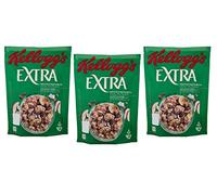 Kellogg's Extra Frutta e Frutta Secca Lot de 3 flocons d'avoine croustillants avec fruits déshydratés 375 g