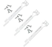 3X Kit de curseur de fixation pour porte pour réfrigérateur et congélateur - Compatible avec Ikea - 4055372405 & 2230349017 & 2230349041 & 4055372405 & 50217888002 & 5021788002 & 5021788002