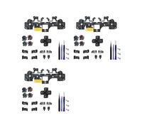 3X Kit de Micro-Interrupteur Tactile Ergonomique pour Manette pour PS5 BDM-030/040/050, Circuit Imprimé 12 Touches A
