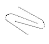 3x Kit Depose Autoradio - Acier Outil U | Standard Cles Levier Extraction Radio Voiture Demontage Facile Precision Reparation Audio Auto | Ideal Pour Camion Suv Berline Pickup Garage Installation