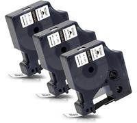 3x Label Tape 18055 S0718300 for Dynmo Rhino Industry Heat Shrink Cable Labels 12mm x 1.5m for Dynmo Rhino 4200,5200,5000,1000,3000,6000,ILP-219