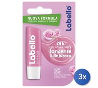 3X Labello Baume À Lèvres Doux Rose 85020