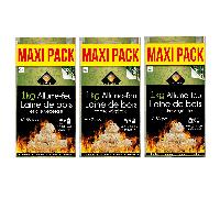 3x Laine de Bois 1kg Cheminett allume-feu 100% naturel