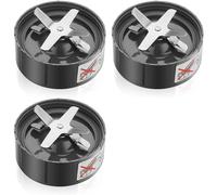 3X Lame Croisée de Pièces de Rechange de Mélangeur pour la Lame de Rechange D'Extracteur de Mélangeur de Nutribullet 600W/900W