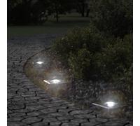 3x Lampe de Sol Lampe d'Extérieur Luminaire Lampe Éclairage de Jardin vidaXL
