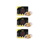 3X le Kit de DéMarrage Microbit Board V2 une des Haut-Parleurs IntéGréS et un Microphone Prenant en Charge L'Intelligence Artificielle