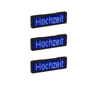 3X LED Name Badge Rechargeable Signe Lumineux Bricolage Programmable Affichage Du Tableau de Messages DéRoulant LED, Type 5